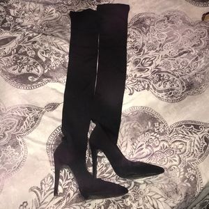 Thigh High Sock Boots